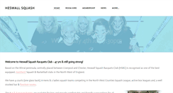 Desktop Screenshot of heswallsquash.com
